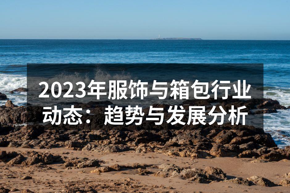 2023年服饰与箱包行业动态：趋势与发展
